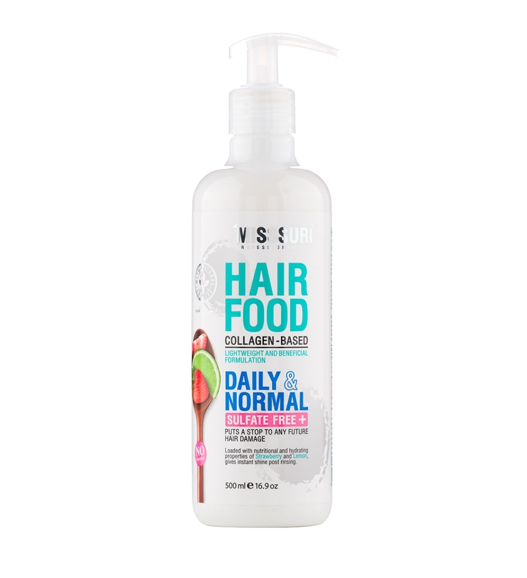 ماسک مو آبرسان میل میسوری مدل Hair Food فاقد سولفات مناسب مو نرمال حجم 500 میلی لیتر